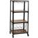 Mind Reader Metal Bar Cart Black Wine Rack 18x39.2"