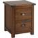 Core Products Boston Dark Lacquered Finish Bedside Table 40x45cm 2pcs