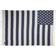 Lexington Icons Flag Filt Vit, Blå (170x130cm)