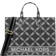 Michael Kors Gigi Large Empire Logo Jacquard Tote Bag - Black/White