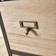 Home Source Derwent Grey/Black Chest of Drawer 22x93cm