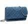 Tory Burch Fleming Soft Chain Wallet - Denim