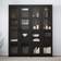 Ikea BRIMNES Black Vitrine 160x190cm