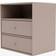 Montana Furniture Mini 1006 Mushroom/Taupe Sengebord 25x35cm