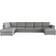 Mirjan Wilma Grey Sofa 370cm 2stk