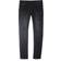 Purple Mid Rise Slim Jeans - Black Repair