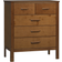 Homcom Tall Brown Chest of Drawer 26x29.2"