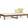 vidaXL Day Bed Honey Brown Canapé 195.5cm Canapé 2 Places