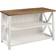 Walker Edison Farmhouse White/Reclaimed Barnwood Console Table 16.5x52"