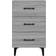 vidaXL 817325 Grey Sonoma Bedside Table 40x40cm