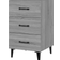 vidaXL 817325 Grey Sonoma Bedside Table 40x40cm