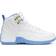 Nike Air Jordan 12 Retro GS - White/Metallic Gold/University Blue