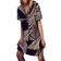 H&M Viscose Tunic Dress - Black/Patterned