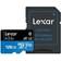 LEXAR High Performance microSDXC Class 10 UHS-I U3 A1 95/45MB/s 128GB (633x) +SD adapter