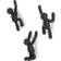 Umbra Buddy Black Coat Hook 7.5cm 3pcs