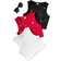 Shein Tween Girls' Street Fashion Black-White-Red Rhinestone Embellished Tank Top