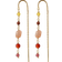 Pernille Corydon Golden Fields Earrings - Gold/Quartz/Moonstone/Carnelian/Sandstone/Tourmaline