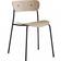 &Tradition Pavilion Lacquered Oak Köksstol 76cm