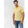 James Bark Men's Color Block Collar Polo Shirt - Lemon