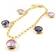 Les Tresors De Lily Linda Bracelet - Gold/Amethyst