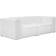 modway Mingle White Polyester Sofa 87" 4 Seater
