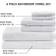 Madison Park Waffle Bath Towel White (137.16x71.12cm)
