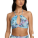 NIKE Swim Women's Lace-Up Bikini Top - Aquarius Blue/Vapour Green/Bicoastal/Midnight Navy