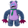 Smiling Big Mouth Purple Cat Monster Plush