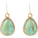 Barse Teardrop Drop Earrings - Bronze/Blue