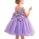 Shein Young Girls' Princess Dress With Faux Pearl Studs, Beaded Butterfly Decor, Suitable For Birthday Party, Dance, Wedding And Flower Girl