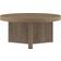 Hudson & Canal Holm Antiqued Gray Oak Coffee Table 32"