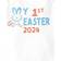 The Children's Place Baby First Easter Graphic Bodysuit - White