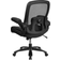 Flash Furniture Swivel Black Office Chair 47.5"