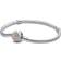 Pandora Moments Logo Clasp Snake Chain Bracelet - Silver/Gold