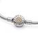 Pandora Moments Logo Clasp Snake Chain Bracelet - Silver/Gold