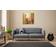 Chilli Genna Gray Sofa 180cm 3 Seater