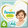 Pampers Premium Protection Nappies Size 6 13-18kg 46pcs