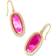 Kendra Scott Dani Ridge Frame Drop Earrings - Gold/Pink