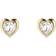 Ted Baker Han Crystal Heart Stud Earrings - Clear