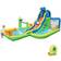 Bountech Inflatable Water Slide Park with Splash Pool Tic Tac Toe Hide & Seek Cave