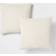 Threshold 2pk Chenille Square Cream Complete Decoration Pillows Beige (45.7x45.7cm)