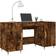 Fairmont Park Fidler Smoked Oak/Black Writing Desk 50x140cm