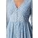 Only Amanda Long Dress - Cashmere Blue Alva Leaf