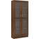 vidaXL Vitrine Brown Oak Vitrinskåp 82.5x185.5cm