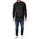 Barbour Mens' Essential Carn Baffle Zip Thru Sweater - Black