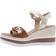 NeroGiardini Leather Sandals - Cognac