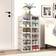 Seseno Store Space Saving Bins Clear White Skoställ 24.1x14.5cm 12st