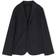 Emporio Armani Kid's Notched Lapels Cotton Blazer - Midnight Blue