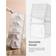 Songmics Boxes for Closet Transparent & White Shoe Rack 13.7x7.4" 18pcs