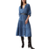 Levi's Cecile Lightweight Midi Dress - Paper Map 3/Blue